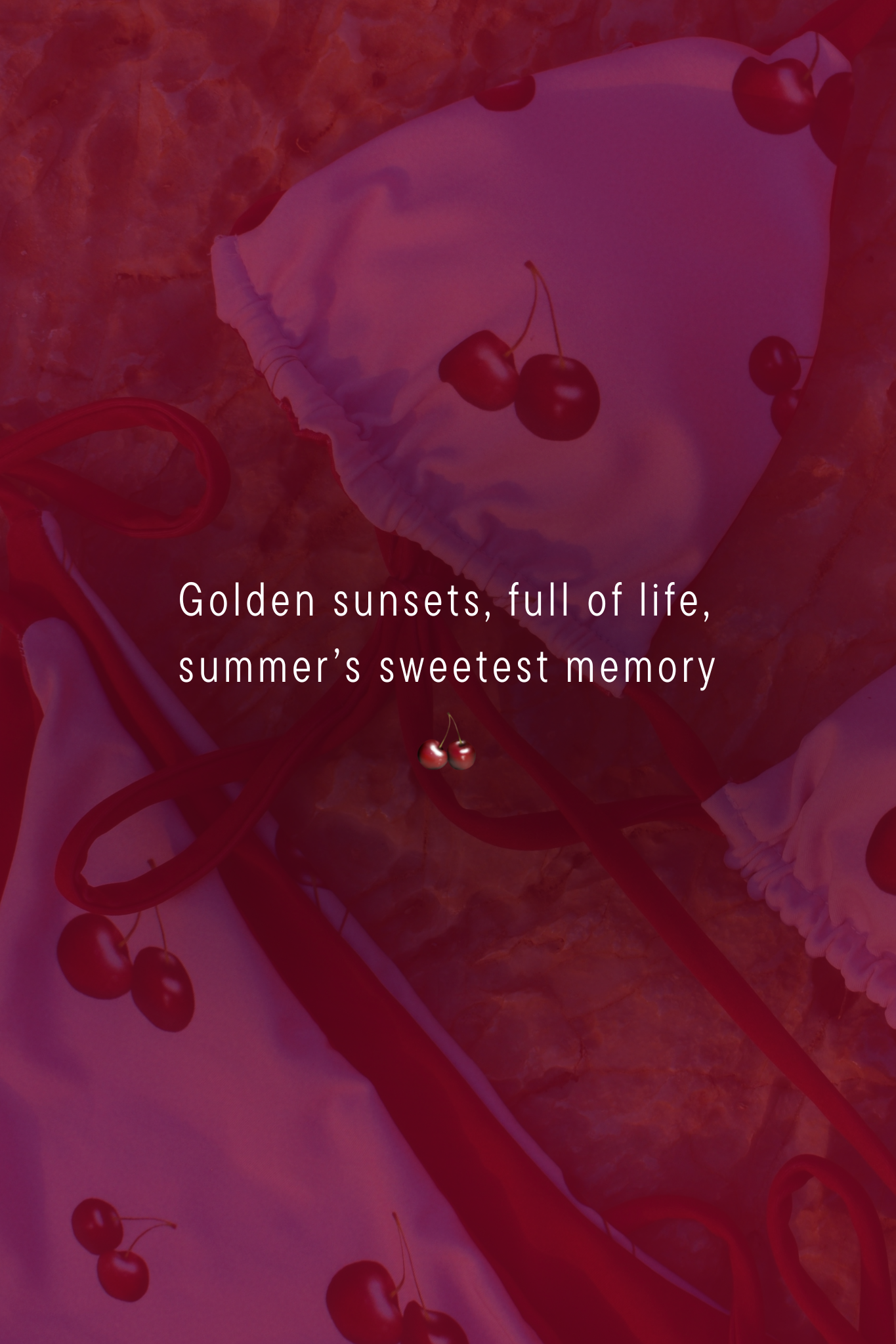 "Forbidden Cherry" | Bikini Set