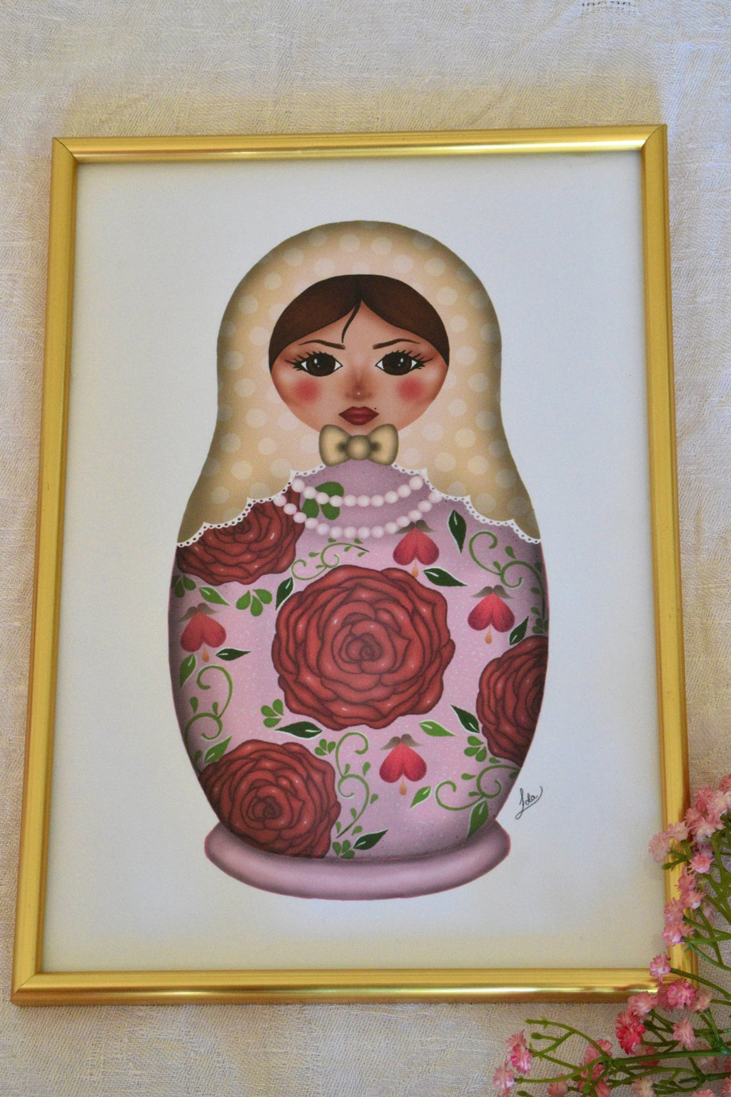 I. "The Muse" Art Print - Romantic Clementine