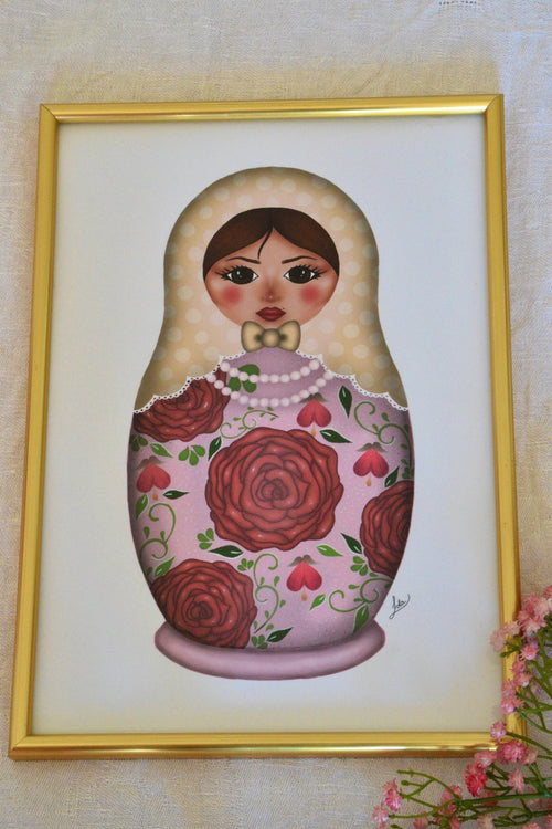 I. "The Muse" Art Print - Romantic Clementine