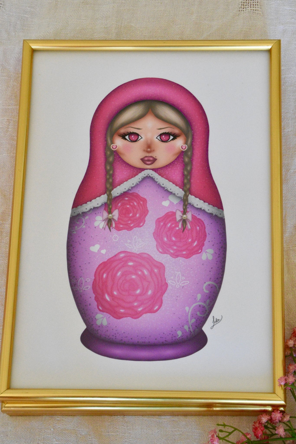 III. "The Lover" Art Print - Romantic Clementine
