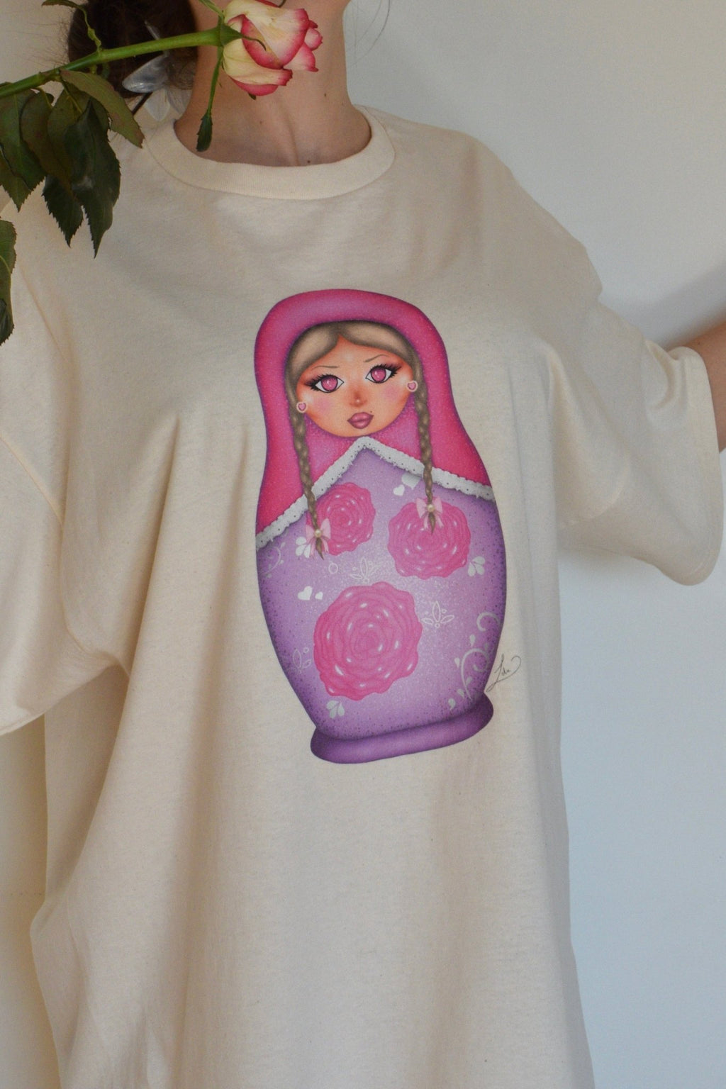III. “The Lover” Shirt - Romantic Clementine